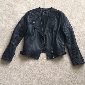 Topshop (faux) leather jacket